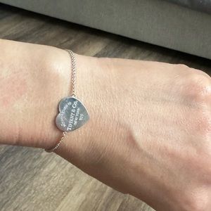 Heart Tag Double Chain bracelet